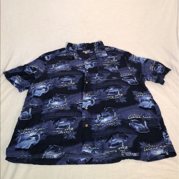 George Other - Men’s George Classic Car All Over Pattern Shirt